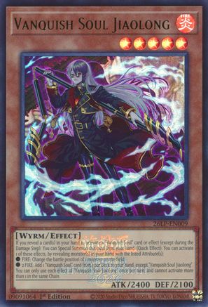 Vanquish Soul Jiaolong (Emblazoned) [26LP-EN009] - Limited Pack World Championship 2026 1st Edition - Ultra Rare