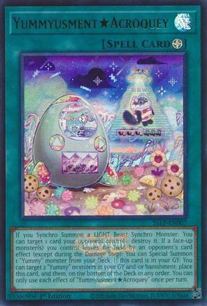 YummyusmentAcroquey (Emblazoned) [26LP-EN007] - Limited Pack World Championship 2026 1st Edition - Ultra Rare