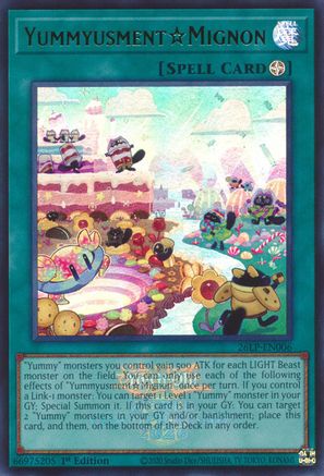 YummyusmentMignon (Emblazoned) [26LP-EN006] - Limited Pack World Championship 2026 1st Edition - Ultra Rare