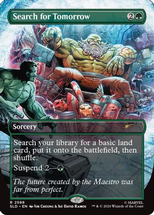 Search for Tomorrow  [Foil]  (SLD-2598) - [Secret Lair Drop Series]