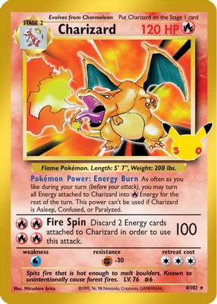 Charizard - (004/102) Holofoil [ME 30th Celebration Classic Collection]