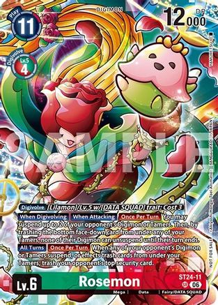 Rosemon (Timeless Bonds Release Event Participant) (ST24-11) - [Timeless Bonds Release Event Cards]