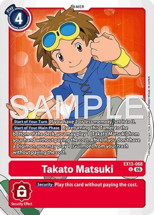 Takato Matsuki (EX13-068) - [Chivalrous XIII]