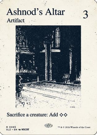 Ashnod's Altar (0095)  (SLZ-095) - [Secret Lair x MSCHF: The Zeta Set]