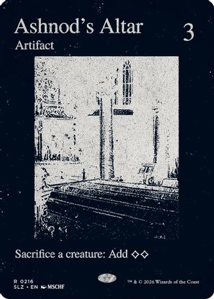Ashnod's Altar (0216)  (SLZ-216) - [Secret Lair x MSCHF: The Zeta Set]