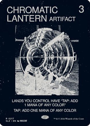 Chromatic Lantern (0217)  (SLZ-217) - [Secret Lair x MSCHF: The Zeta Set]