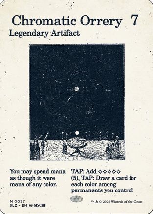 Chromatic Orrery (0097)  (SLZ-097) - [Secret Lair x MSCHF: The Zeta Set]