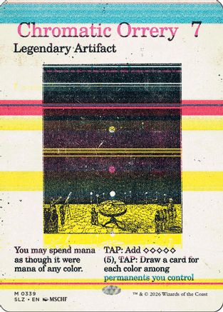 Chromatic Orrery (0339)  (SLZ-339) - [Secret Lair x MSCHF: The Zeta Set]