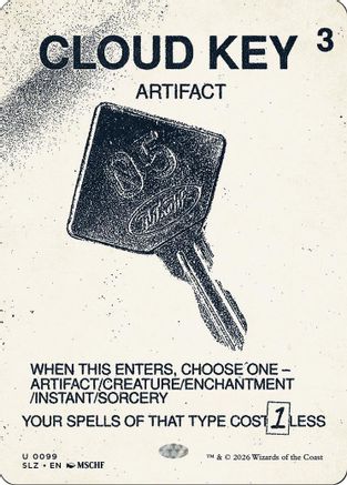 Cloud Key (0099)  (SLZ-099) - [Secret Lair x MSCHF: The Zeta Set]