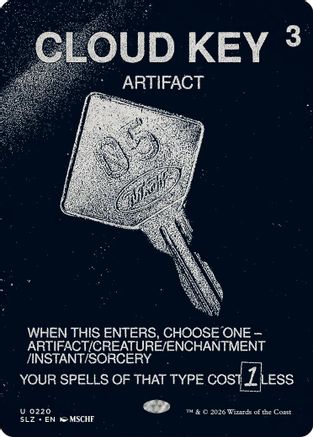 Cloud Key (0220)  (SLZ-220) - [Secret Lair x MSCHF: The Zeta Set]