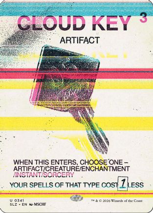 Cloud Key (0341)  (SLZ-341) - [Secret Lair x MSCHF: The Zeta Set]