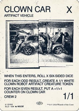 Clown Car (0100)  (SLZ-100) - [Secret Lair x MSCHF: The Zeta Set]