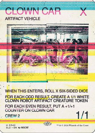 Clown Car (0342)  (SLZ-342) - [Secret Lair x MSCHF: The Zeta Set]