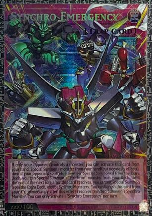 Synchro Emergency (GMR) [MAMO-EN009] - Magnificent Monsters 1st Edition - Grand Master Rare