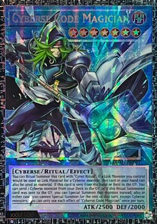 Cyberse Code Magician (GMR) [MAMO-EN017] - Magnificent Monsters 1st Edition - Grand Master Rare