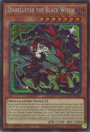 Diabellstar the Black Witch (Secret Rare) [MAMO-EN032] - Magnificent Monsters 1st Edition - Secret Rare