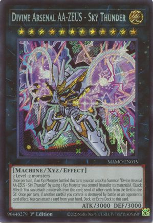 Divine Arsenal AA-ZEUS - Sky Thunder (Secret Rare) [MAMO-EN035] - Magnificent Monsters 1st Edition - Secret Rare