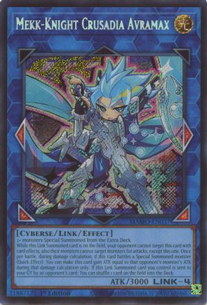 Mekk-Knight Crusadia Avramax (Secret Rare) [MAMO-EN037] - Magnificent Monsters 1st Edition - Secret Rare