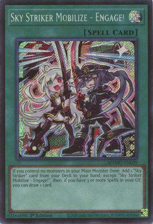 Sky Striker Mobilize - Engage! (Secret Rare) [MAMO-EN039] - Magnificent Monsters 1st Edition - Secret Rare