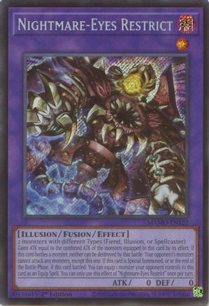 Nightmare-Eyes Restrict [MAMO-EN122] - Magnificent Monsters 1st Edition - Secret Rare