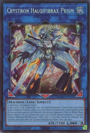 Crystron Halqifibrax Prism [MAMO-EN126] - Magnificent Monsters 1st Edition - Secret Rare