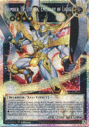 Number 39: Utopia, Emissary of Light (Starlight Rare) (Extended Art) [MAMO-EN010] - Magnificent Monsters 1st Edition - Starlight Rare