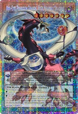 Odd-Eyes Pendulum Dragon, Four Heavenly Dragons (Starlight Rare) (Extended Art) [MAMO-EN013] - Magnificent Monsters 1st Edition - Starlight Rare