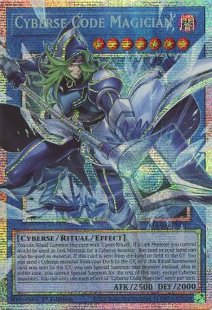 Cyberse Code Magician (Starlight Rare) (Extended Art) [MAMO-EN017] - Magnificent Monsters 1st Edition - Starlight Rare