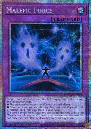 Malefic Force (Starlight Rare) [MAMO-EN024] - Magnificent Monsters 1st Edition - Starlight Rare