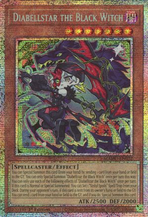 Diabellstar the Black Witch (Starlight Rare) [MAMO-EN032] - Magnificent Monsters 1st Edition - Starlight Rare
