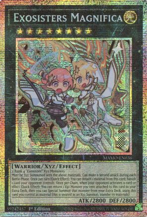 Exosisters Magnifica (Starlight Rare) [MAMO-EN036] - Magnificent Monsters 1st Edition - Starlight Rare