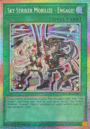 Sky Striker Mobilize - Engage! (Starlight Rare) [MAMO-EN039] - Magnificent Monsters 1st Edition - Starlight Rare