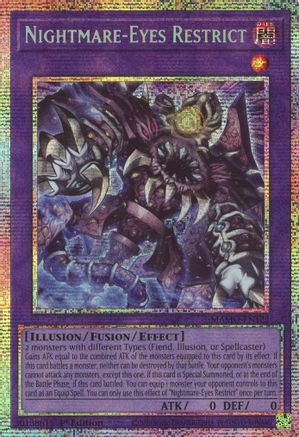 Nightmare-Eyes Restrict (Starlight Rare) [MAMO-EN122] - Magnificent Monsters 1st Edition - Starlight Rare