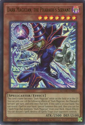 Dark Magician, the Pharaoh's Servant [MAMO-EN001] - Magnificent Monsters 1st Edition - Ultra Rare