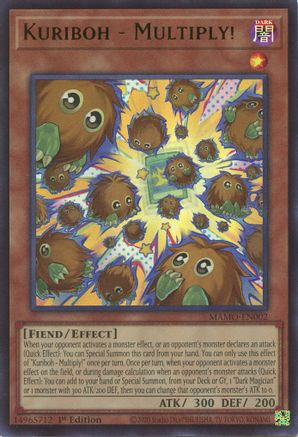 Kuriboh - Multiply! [MAMO-EN002] - Magnificent Monsters 1st Edition - Ultra Rare