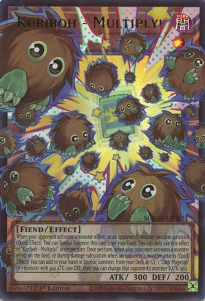 Kuriboh - Multiply! (Extended Art) [MAMO-EN002] - Magnificent Monsters 1st Edition - Ultra Rare