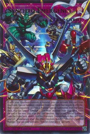 Synchro Emergency (Extended Art) [MAMO-EN009] - Magnificent Monsters 1st Edition - Ultra Rare