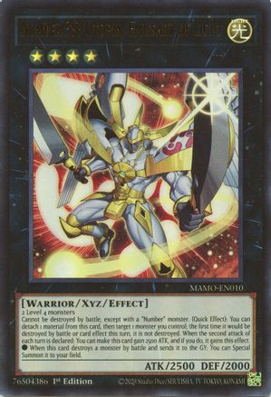 Number 39: Utopia, Emissary of Light [MAMO-EN010] - Magnificent Monsters 1st Edition - Ultra Rare