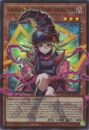 Gagaga Girl - Cell Phone Subtraction (Extended Art) [MAMO-EN012] - Magnificent Monsters 1st Edition - Ultra Rare