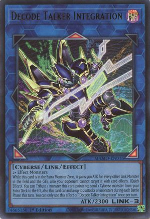 Decode Talker Integration [MAMO-EN016] - Magnificent Monsters 1st Edition - Ultra Rare