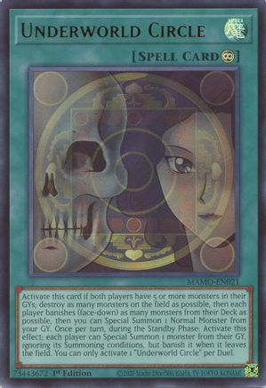 Underworld Circle [MAMO-EN021] - Magnificent Monsters 1st Edition - Ultra Rare