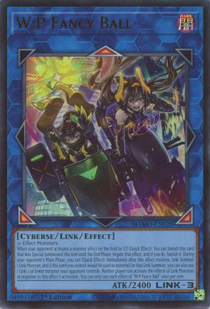 W:P Fancy Ball [MAMO-EN028] - Magnificent Monsters 1st Edition - Ultra Rare