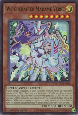 Witchcrafter Madame Verre [MAMO-EN031] - Magnificent Monsters 1st Edition - Ultra Rare