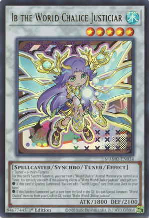 Ib the World Chalice Justiciar [MAMO-EN034] - Magnificent Monsters 1st Edition - Ultra Rare