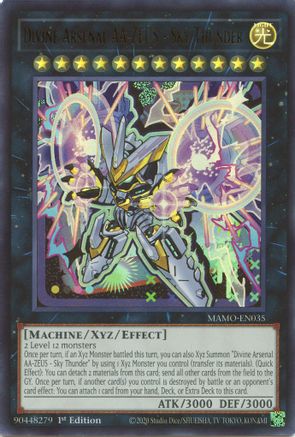 Divine Arsenal AA-ZEUS - Sky Thunder [MAMO-EN035] - Magnificent Monsters 1st Edition - Ultra Rare