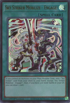 Sky Striker Mobilize - Engage! [MAMO-EN039] - Magnificent Monsters 1st Edition - Ultra Rare