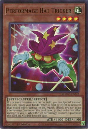 Performage Hat Tricker [MAMO-EN042] - Magnificent Monsters 1st Edition - Ultra Rare