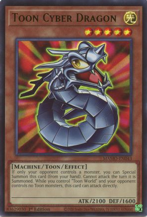 Toon Cyber Dragon [MAMO-EN043] - Magnificent Monsters 1st Edition - Ultra Rare
