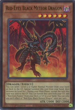 Red-Eyes Black Meteor Dragon [MAMO-EN049] - Magnificent Monsters 1st Edition - Ultra Rare