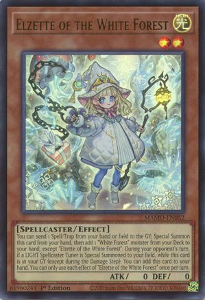 Elzette of the White Forest [MAMO-EN052] - Magnificent Monsters 1st Edition - Ultra Rare